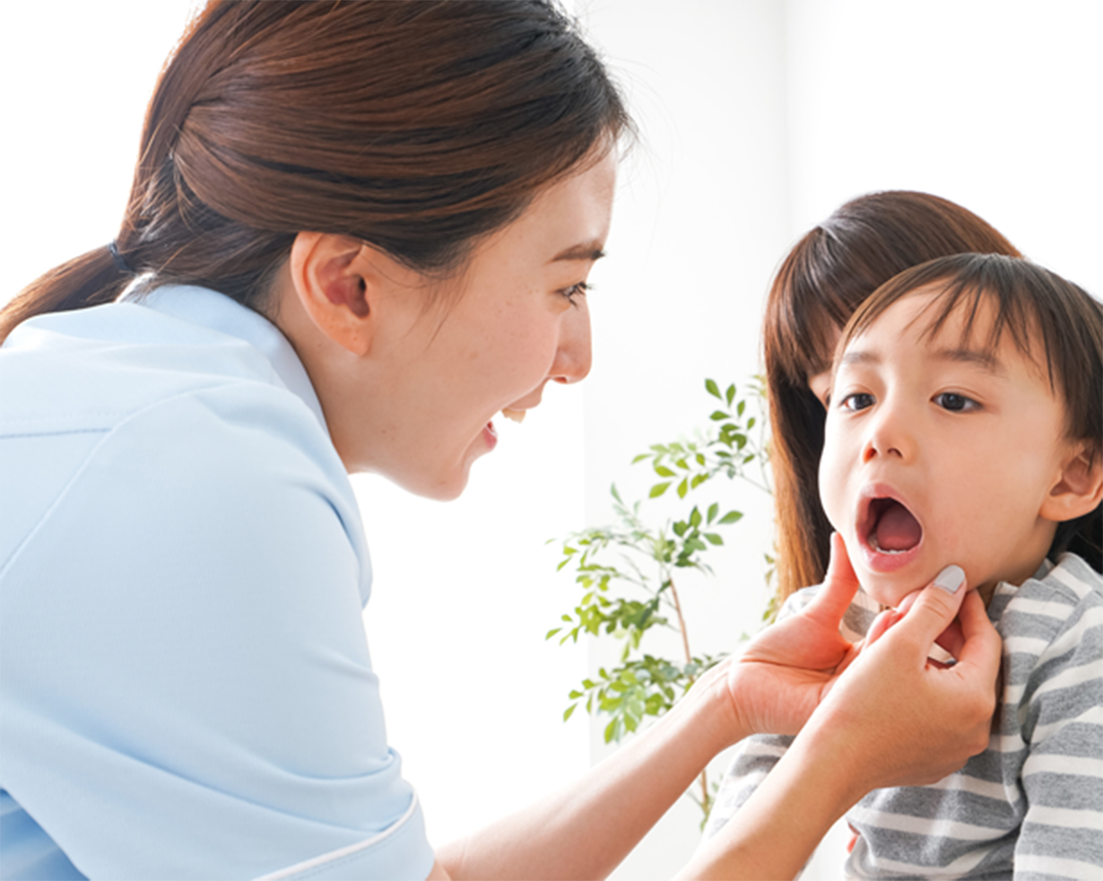 お子さまの気持ちになって柔らかく接する